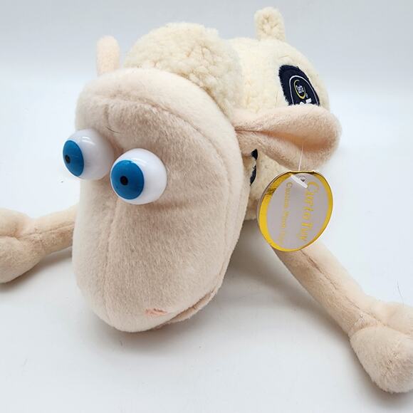 Serta Counting Sheep Plush 8" Cream #85 Large Bulging Eyes Stuffed Animal Toy - Picture 1 of 6